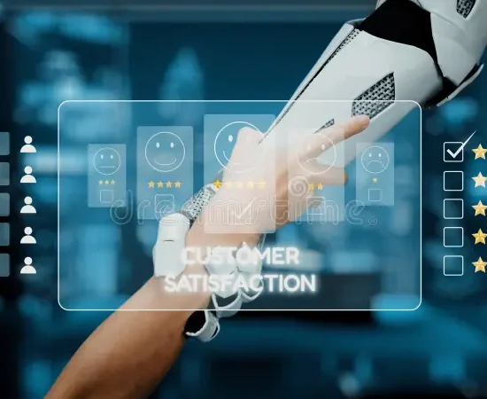 futuristic-interaction-human-hand-robot-arm-emphasizing-customer-satisfaction-feedback-high-tech-shakes-robotic-386364025